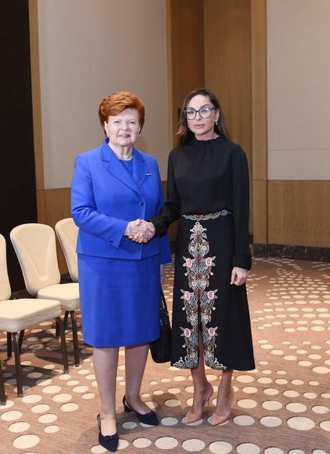 Birinci vitse-prezident Mehriban Əliyeva görüşlər keçirdi - FOTOLAR