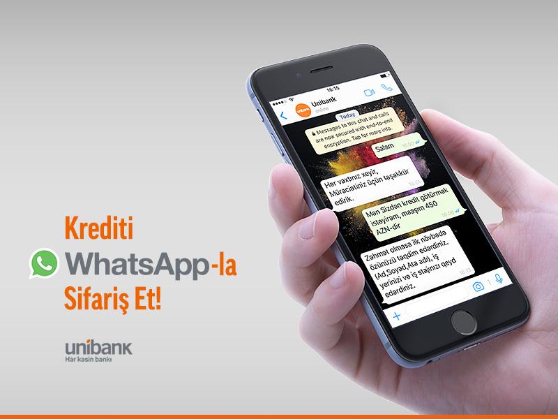 Krediti WhatsApp-la sifariş edin!