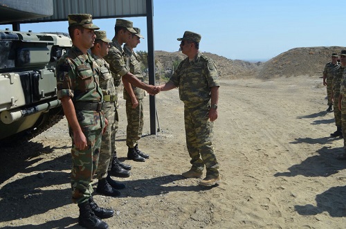 General daha bir hərbi kompleksin açılışında