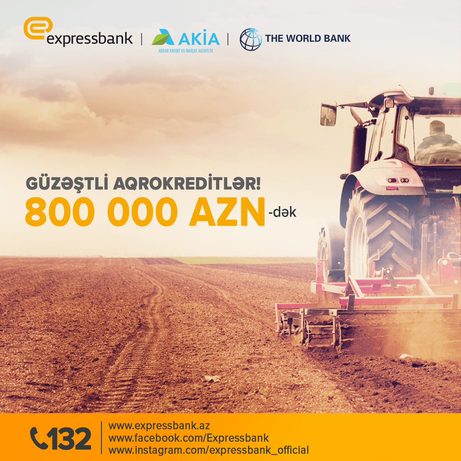 Expressbank güzəştli aqrar kredit imkanlarını artırdı