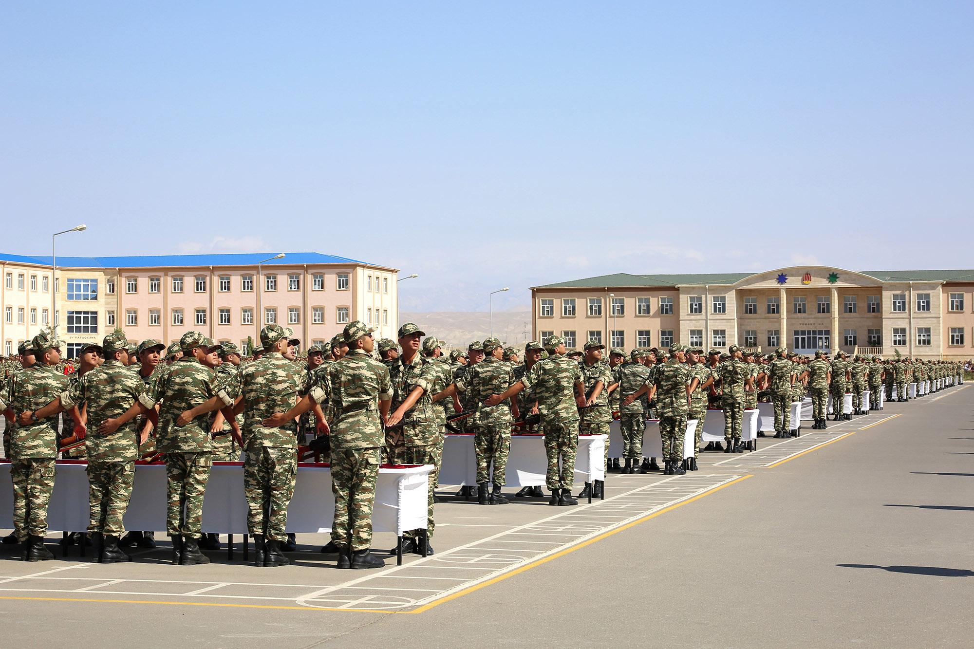 Naxçıvan Qarnizonu Qoşunlarında yeni tədris dövrü başlayıb