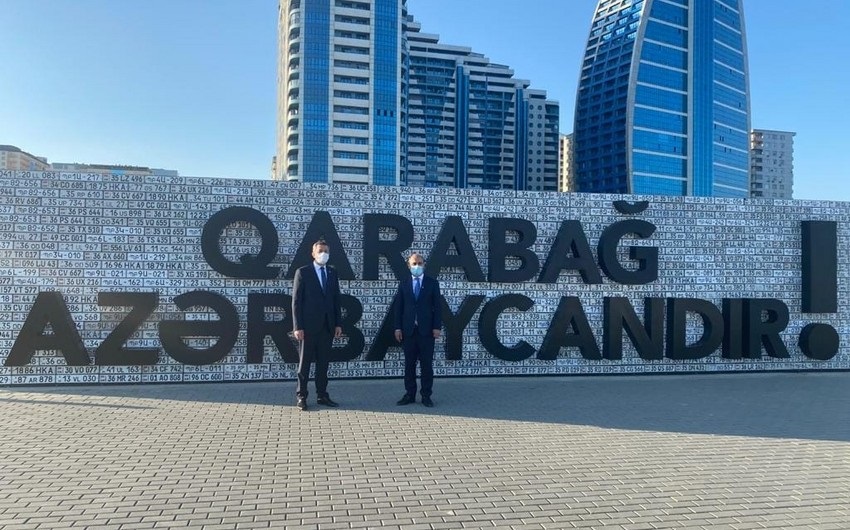 Türkiyənin təhsil naziri Hərbi Qənimətlər Parkında oldu