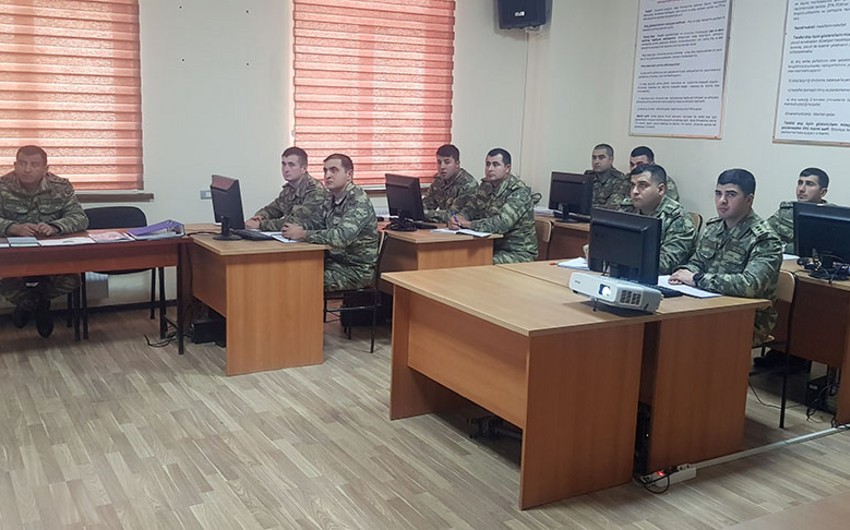 Azərbaycan Ordusunun bölük komandirləri ilə təlim toplanışları keçirildi - <font color=\"red\">FOTOLAR + VİDEO</font>