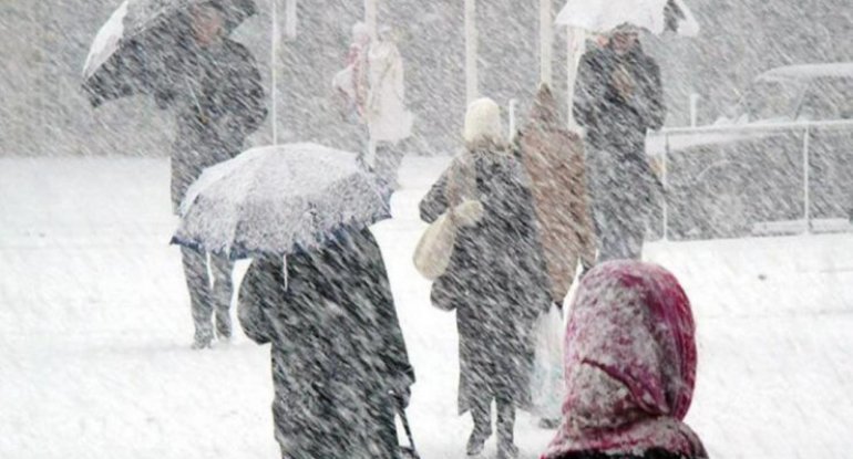 Sabah Bakıya qar yağacaq - PROQNOZ