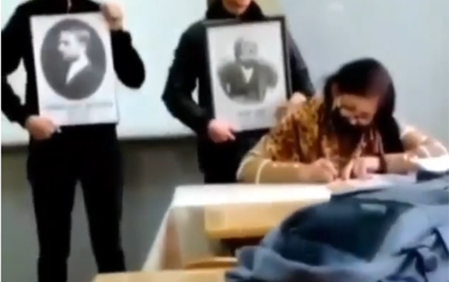 O görüntülərdəki müəllimə niyə töhmət verilib? - <font color="red">Rəsmi açıqlama</font>
