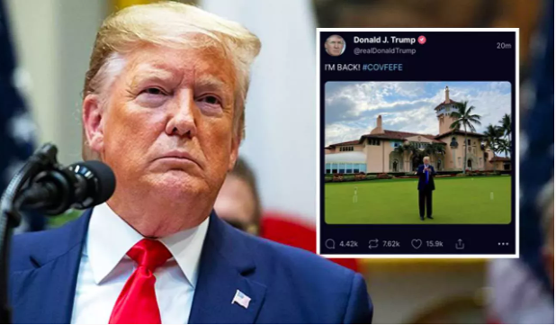 Donald Tramp “Twitter”ə qayıtdı – İlk paylaşımı gündəm oldu