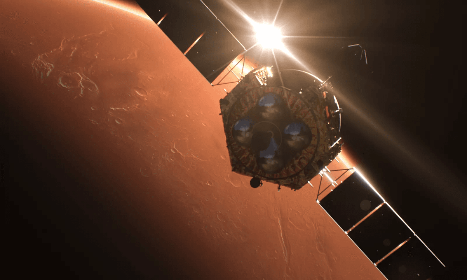 Marsdan unikal görüntülər: Çin ilkə imza atdı - FOTOLAR