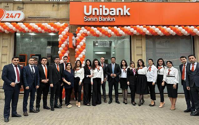 Unibank “Gəncə” filialını yeni konseptdə istifadəyə verdi - FOTO