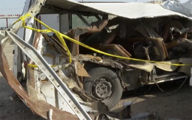 ANAMA-nın avtobusu Laçında qəza etdi - 6 nəfər xəsarət aldı