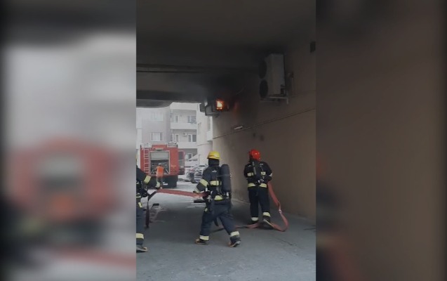 Yasamalda yanğın olub - VİDEO