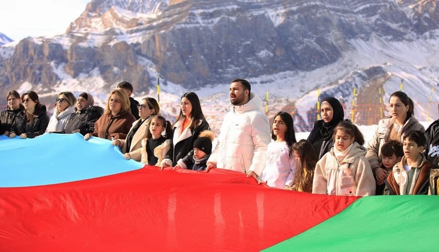Şahdağda 200-ə yaxın şəhid ailəsinin üzvləri üçün tədbir təşkil edildi -<span style="color: #ff0000;"> FOTOLAR</span>
