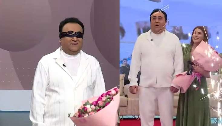 50 yaşını qeyd edən Elgizə canlı yayımda sürpriz etdilər - VİDEO