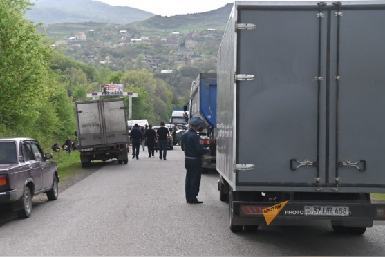 Ermənistan-Gürcüstan yolu açıldı, 1-ci gün...