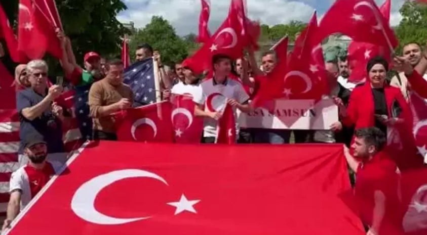 ABŞ-də ermənilərə qarşı ETİRAZ AKSİYASI: \"Bizə qarşı böhtanı ancaq...\"