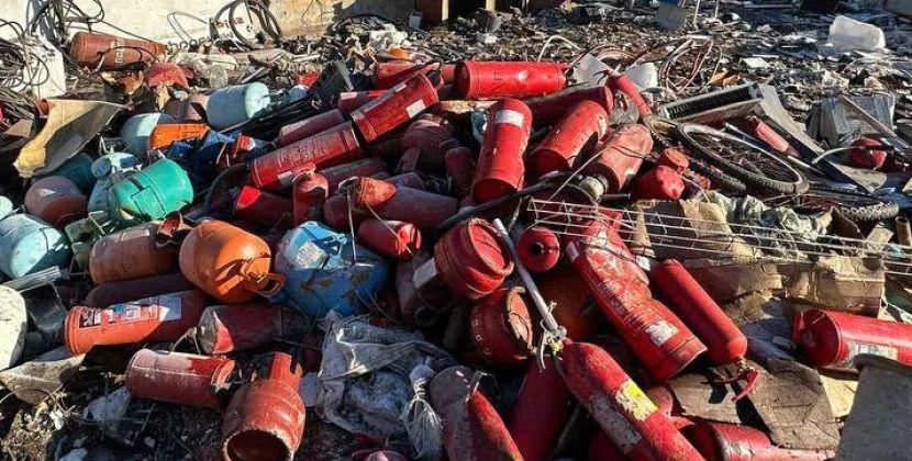 Metal qırıntılarının toplanması məntəqəsində partlayış: Ölənlər, yaralanlar var