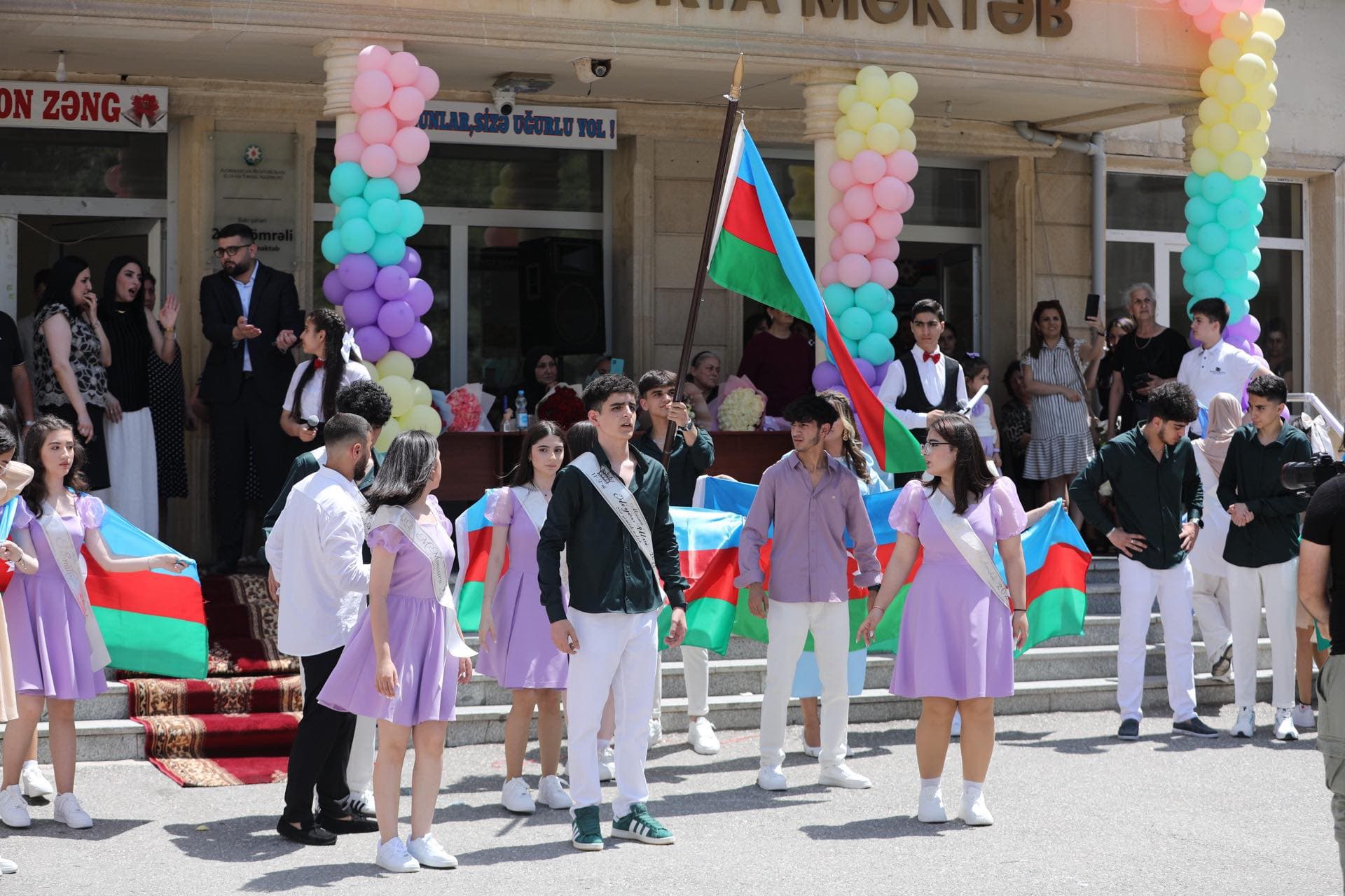 3 şəhidimizin şagirdi olduğu məktəbdən <span style="color: #ff0000;">REPORTAJ</span>