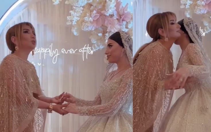 Elnarə Abdullayeva qızına xeyir-dua verdi - <span style=\"color: #ff0000;\">VİDEO</span>