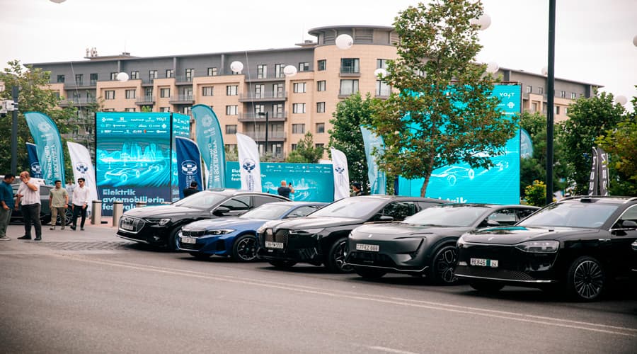 Elektrik Avtomobillərin Festivalı keçirildi - <span style="color:#ff0000">FOTO/VİDEO</span>