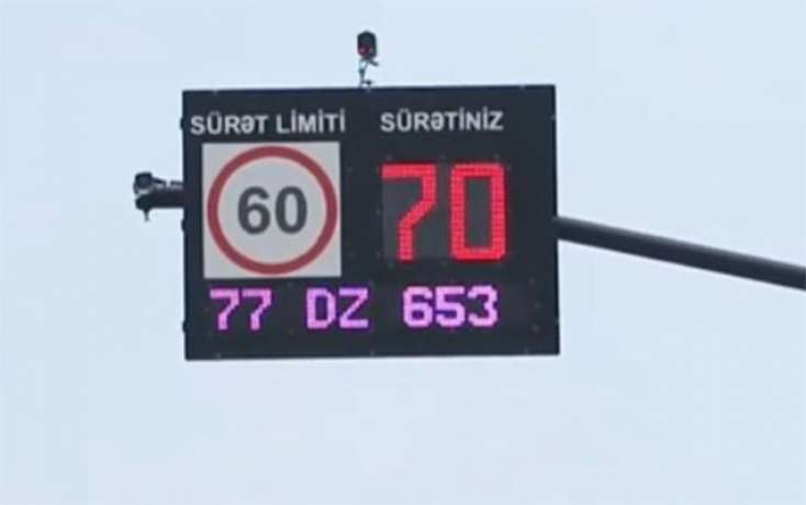 Yeni monitorlar cərimə yazmır, sürücünü məlumatlandırır - <span style="color:#ff0000">FOTO</span>