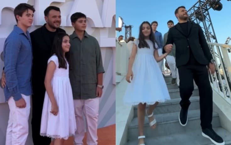 Emin övladları ilə -<span style="color:#ff0000">VİDEO</span>