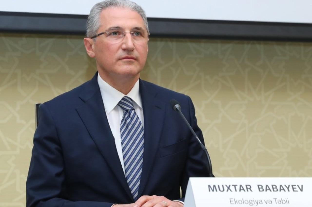 "Yeni iqlim strategiyasının hazırlanması istiqamətində işlər aparılır" - Muxtar Babayev