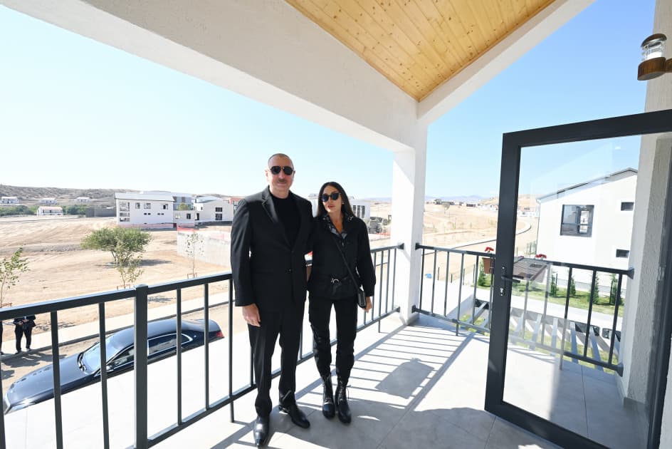 Prezident və xanımının Cəbrayıl səfəri - <span style="color:#ff0000"><b>FOTOLAR</b></span>