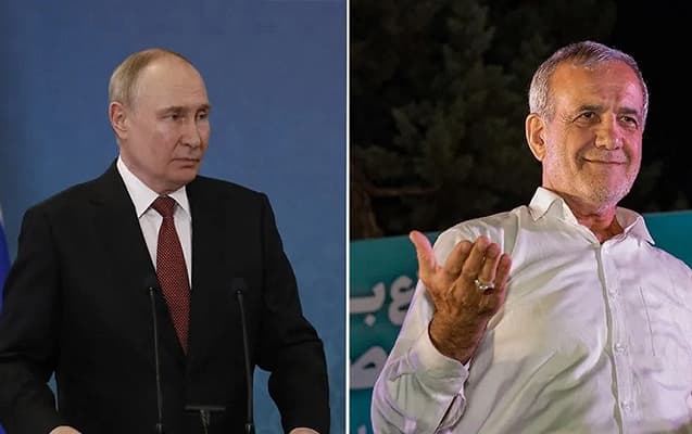 Putinlə Pezeşkianla <b><span style="color:#ff0000">GÖRÜŞDÜ</span></b>
