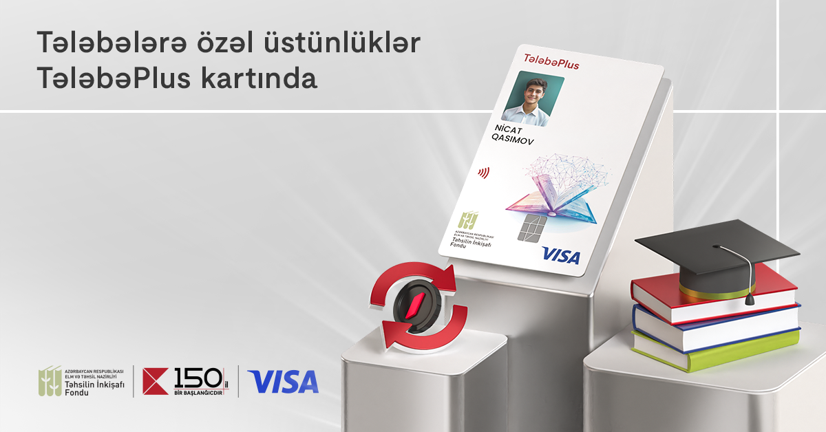 &ldquo;TələbəPlus&rdquo; kartı ilk sahiblərinə təqdim edildi: <span style="color:#ff0000">tələbələri geniş imtiyazlar gözləyir</span>