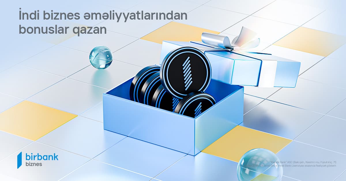 Birbank Biznes-dən korporativ müştərilər üçün yeni loyallıq proqramı: <span style="color:#ff0000">Birbank Biznes bonusları</span>