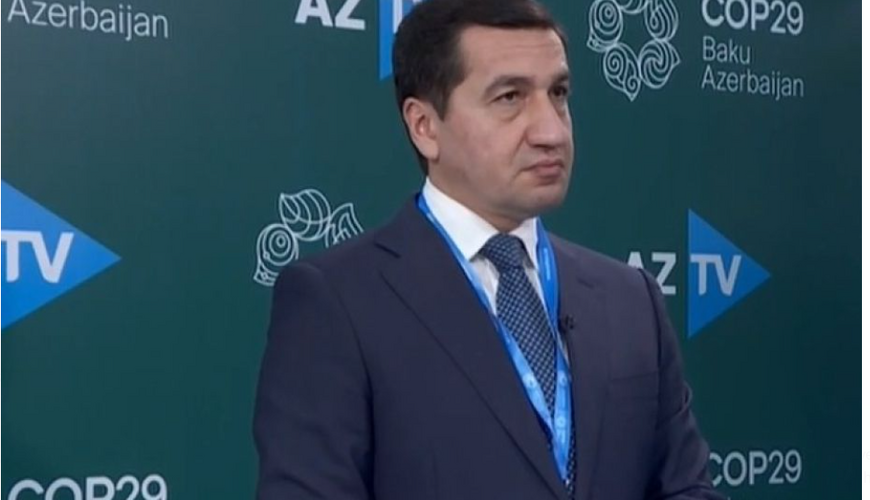 Hikmət Hacıyevdən Fransa və Ermənistanın COP29-a qatılmamasına <span style="color:#ff0000">REAKSİYA</span> <span style="color:#ff0000">-</span> <span style="color:#ff0000">VİDEO</span>