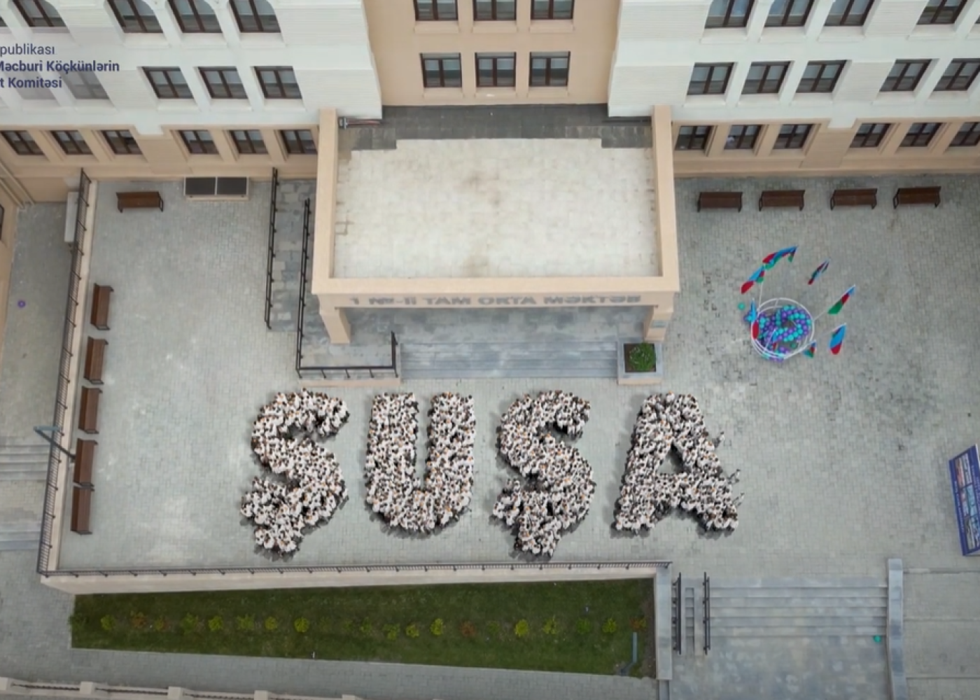 Şuşada fləşmob keçirilib - <span style="color:#ff0000"><b>VİDEO</b></span>