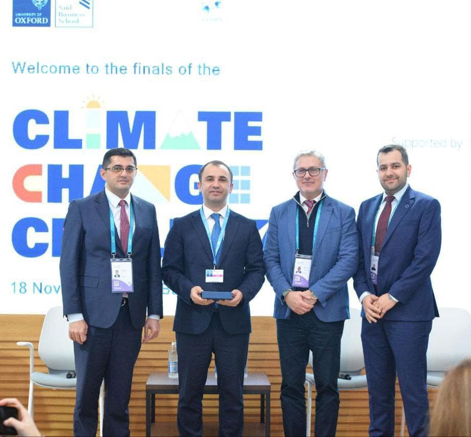 SDU-nun dəstəyi ilə Oksford Universiteti və Burjeel Holdinq COP29 çərçivəsində &ldquo;İqlim Dəyişikliyi Müsabiqəsi&rdquo; final mərhələsi keçirildi - <span style="color:#ff0000">FOTO</span>