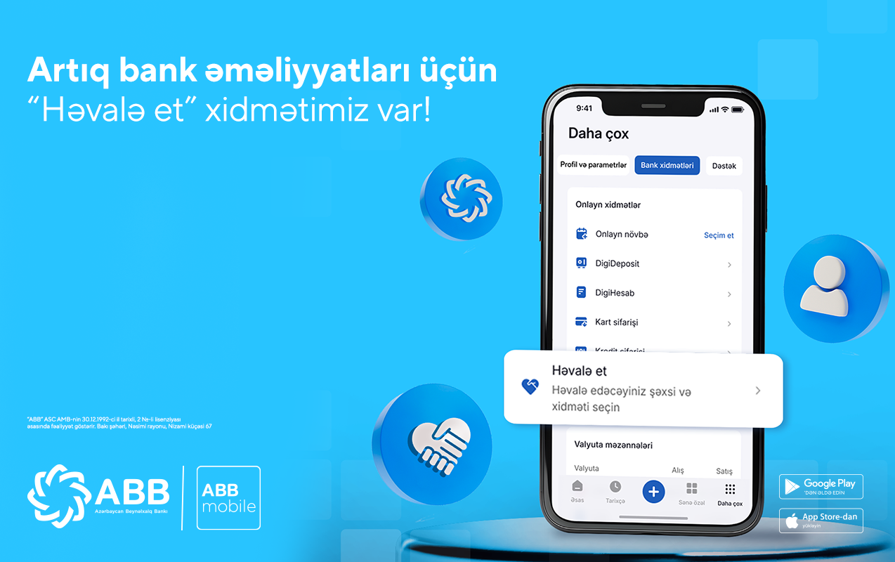 Banka gəlmədən əməliyyatlarını başqasına<span style="color:#ff0000"><b> həvalə etmək olar</b></span>