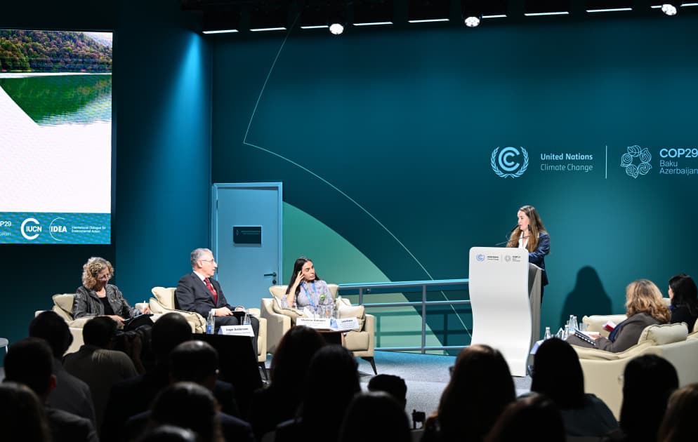 Leyla Əliyeva Qlobal Liderlərin Dialoqunda iştirak etdi - <span style="color:#ff0000">FOTOLAR</span>
