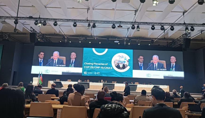COP29-un bağlanış plenar iclası <span style="color:#ff0000">KEÇİRİLİR</span> - <span style="color:#ff0000">CANLI</span>