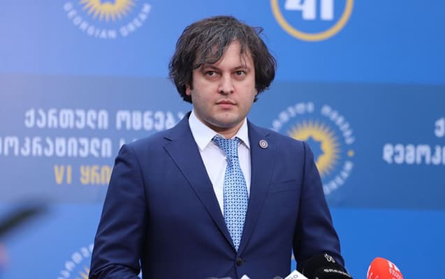 Kobaxidze yenidən Gürcüstanın Baş naziri <span style="color:#ff0000"><b>oldu</b></span>