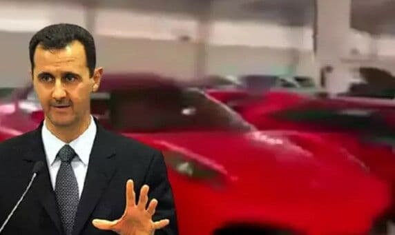 Bəşər Əsədin lüks avtomobilləri - <span style="color:#ff0000">VİDEO</span>