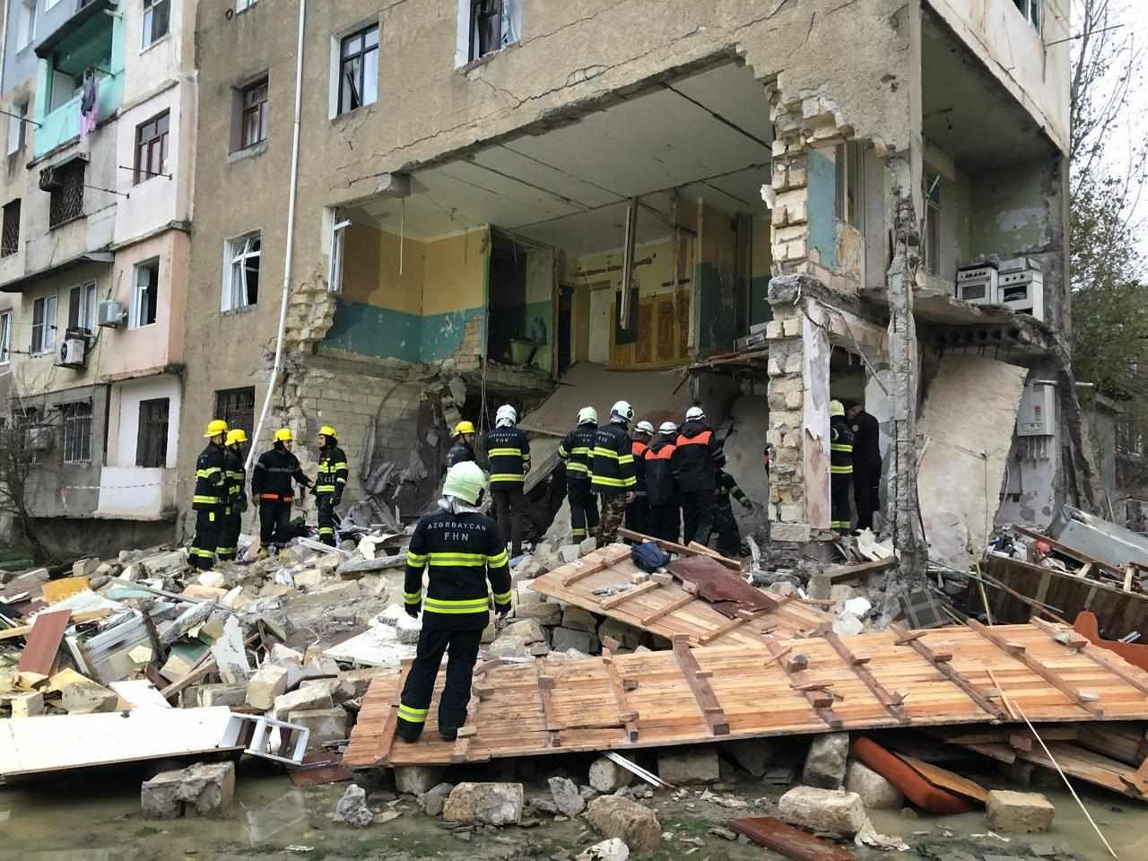 Sumqayıtda partlayış baş vermiş binanın sakinlərinə kirayə haqqı veriləcək? - VİDEO