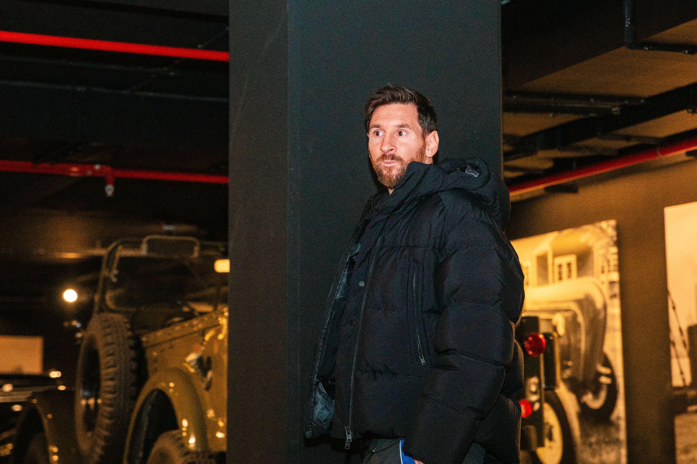 Messi və komanda yoldaşları Heydər Əliyev Mərkəzində olublar - FOTOLAR