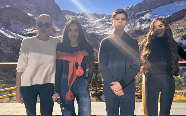 Prezidentin ailəsi "Şahdağ"da - FOTOLAR