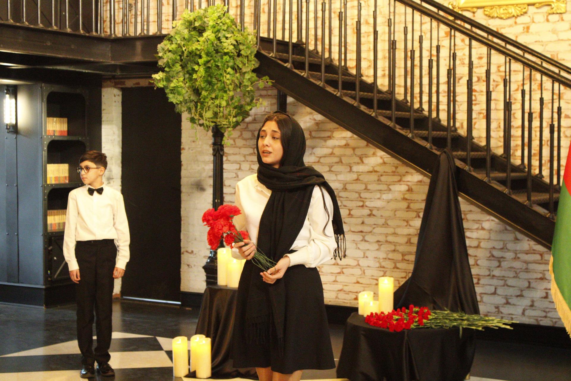 Bakı Kitab Mərkəzində "20 Yanvar - Azadlığın Zirvə Günü" adlı tədbir keçirilib - FOTOLAR