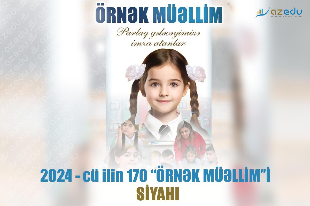 2024-cü ilin 170 "ÖRNƏK MÜƏLLİM"İ - SİYAHI