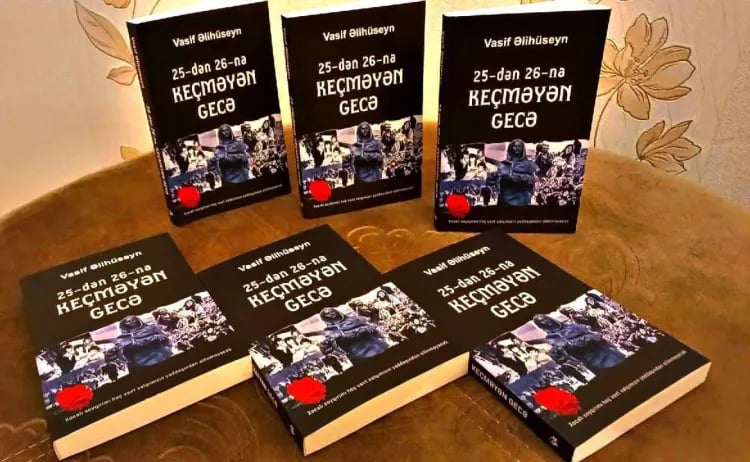 Vasif Əlihüseynin "25-dən 26-na keçməyən gecə"si çap olundu – FOTO
