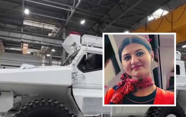 
O zirehli texnikaya Hökümənin adı verildi- <span style="color:#ff0000">VİDEO</span>