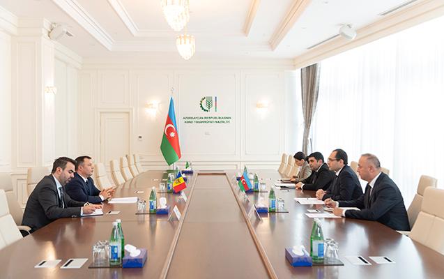 Nazir Moldova səfiri ilə görüşdü- FOTOLAR