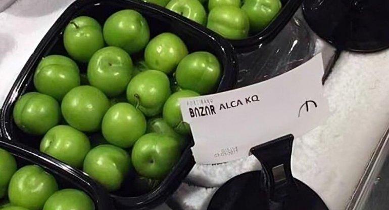 Bakıda fantastik qiymətə alça satılır – FOTO