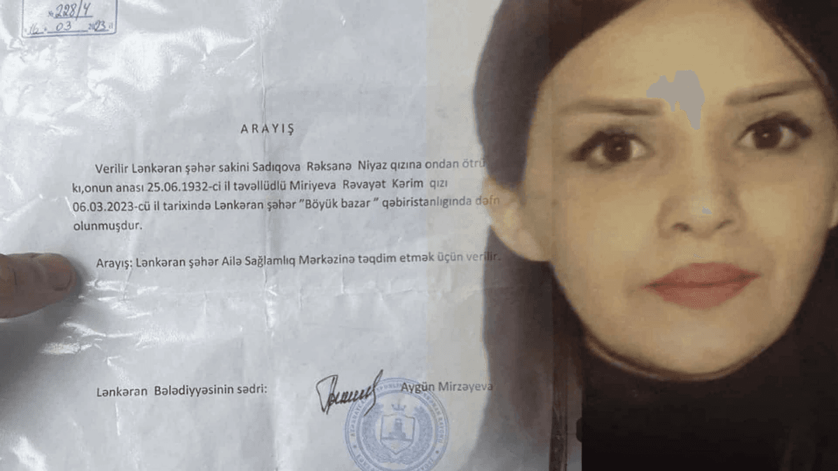 Aygün Mirzəyevaya hökm oxundu