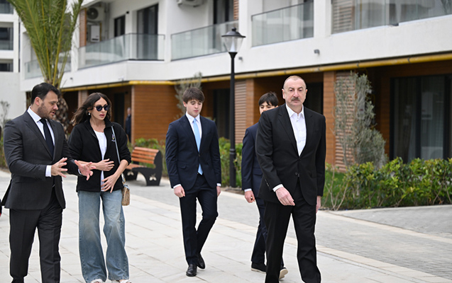 Prezident ailəsi ilə "Sea Breeze"dəki layihələrlə tanış oldu - FOTOLAR