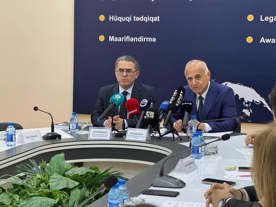 Medianın insan hüquqları sahəsində rolu müzakirə olunub - FOTOLAR