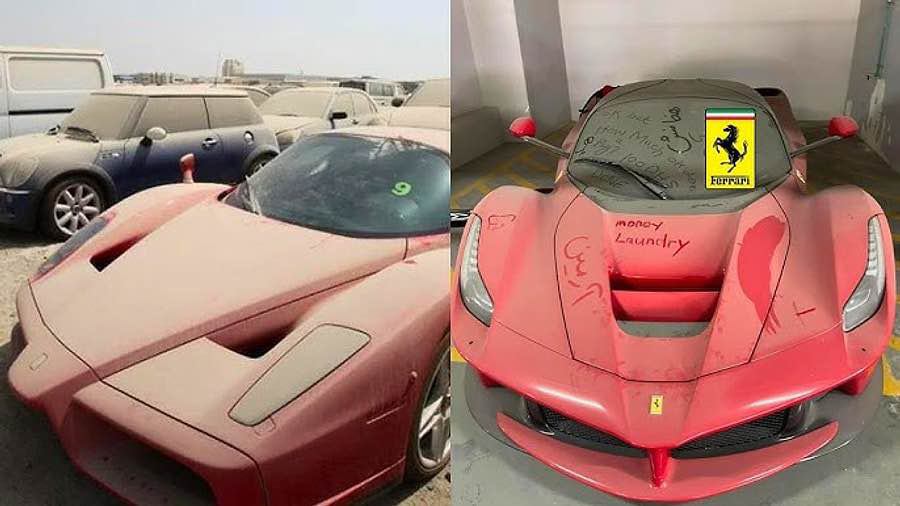 Dubayda minlərlə lüks avtomobilin tərk edilməsinin səbəbləri - FOTOLAR